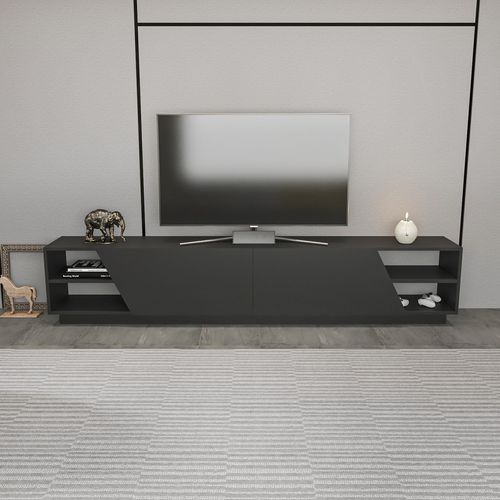 Rhodes - Anthracite Anthracite TV Stand slika 1