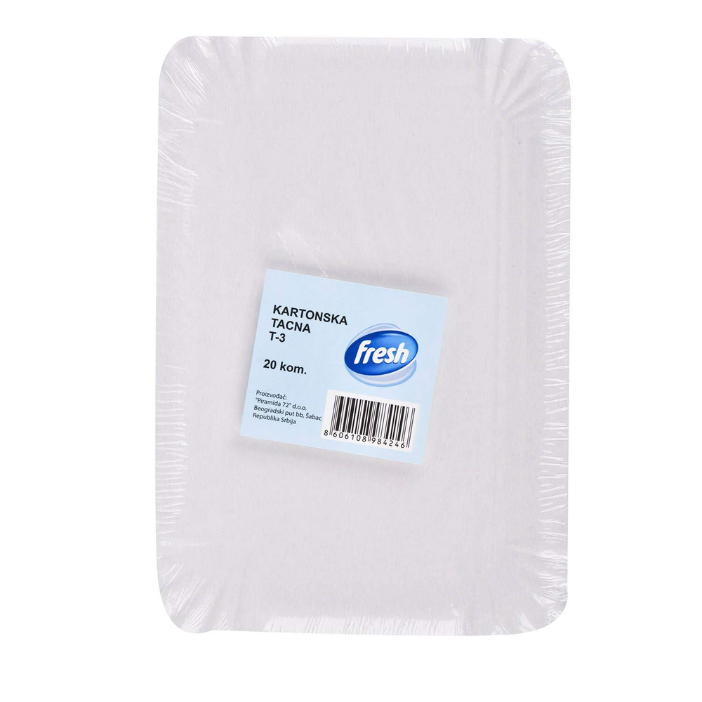 Fresh papirni tanjirići T-3 20kom slika 1