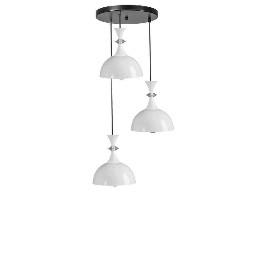 Opviq Luster 481, Bijela, Crna slika 1