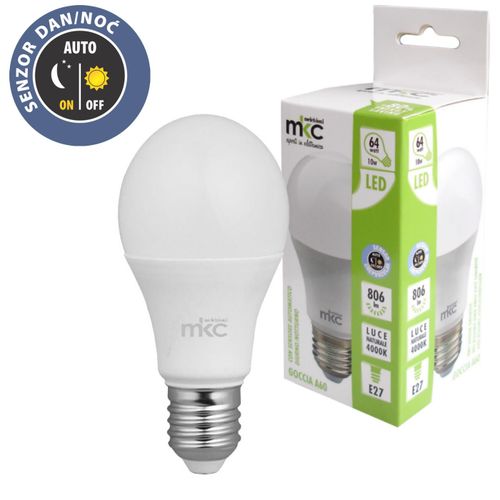 MKC žarulja sa senzorom dan/noć, LED 10W, E27, 220V,4000K - LED A60 E27 10W-N slika 1