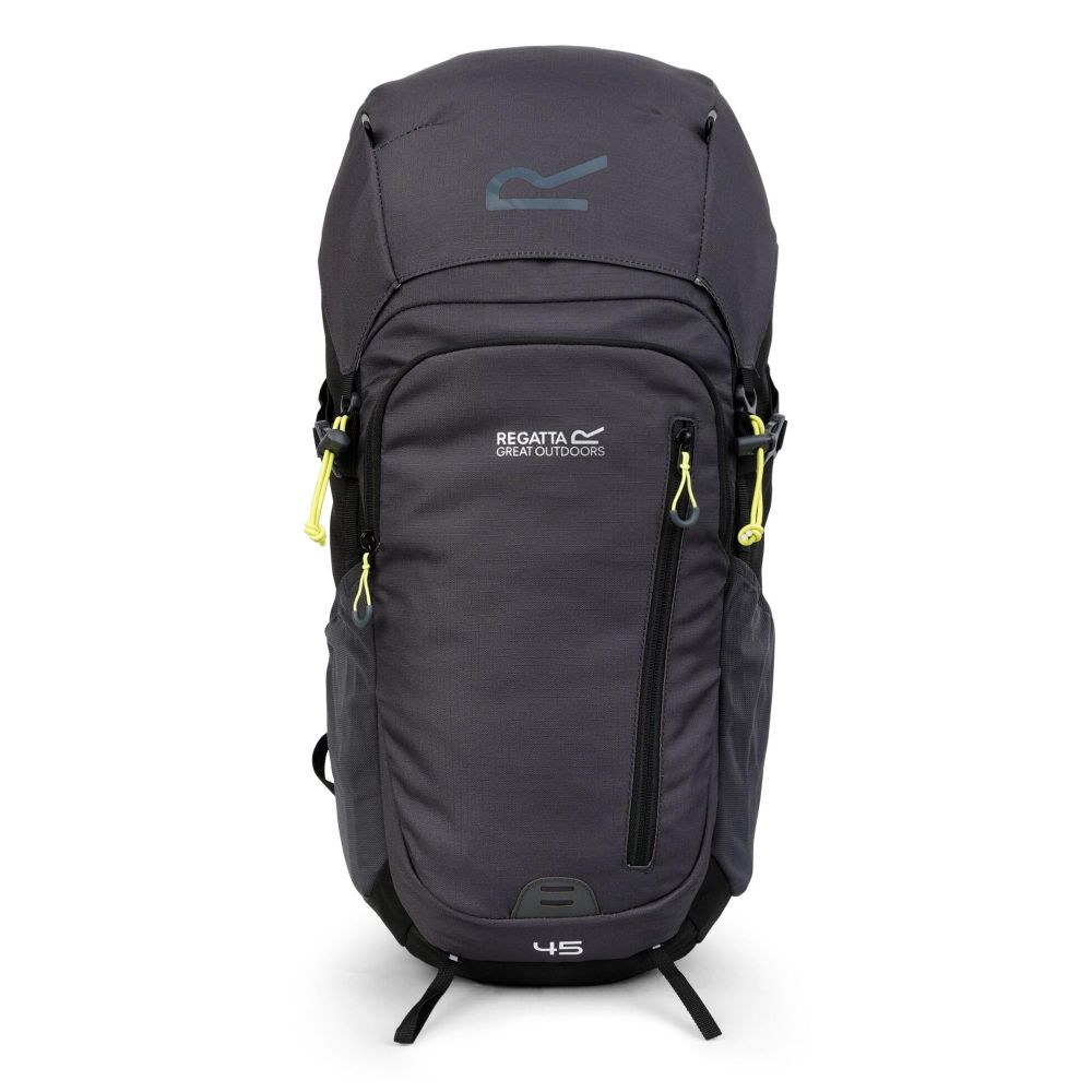 Regatta Ruksak za planinarenje Highton V2 45l Black/Seal Grey slika 2