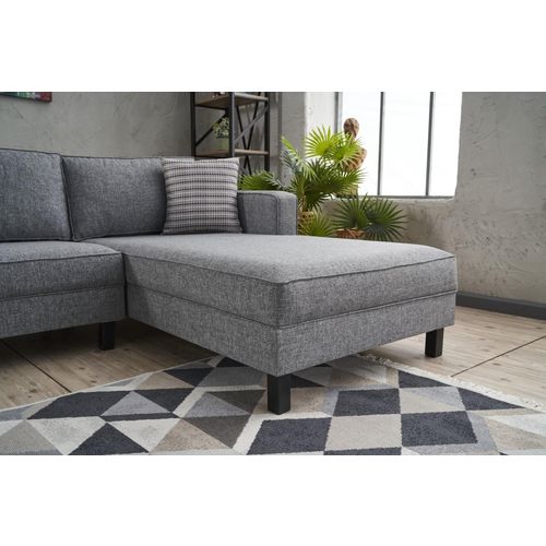 Atelier Del Sofa Kutna garnitura, Sivo, Kale Linen Right - Grey slika 4