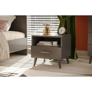 Lavinia 002 - Anthracite Anthracite Nightstand