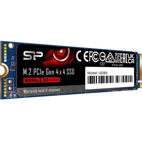 Silicon Power SP500GBP44UD8505 M.2 NVMe 500GB SSD, UD85, PCIe Gen 4x4, 3D NAND, Read up to 3,600 MB/s, Write up to 2,400 MB/s (single sided), 2280 slika 1