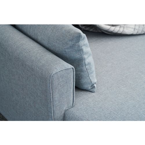 Atelier Del Sofa Kutna garnitura na razvlačenje BELLA SOFT,lijeva, plava, Bella Soft Mini Köşe Left - Blue slika 4