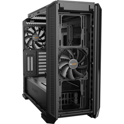 be quiet! BG026 SILENT BASE 601 Black, MB compatibility: E-ATX / ATX / M-ATX / Mini-ITX, Two pre-installed be quiet! Pure Wings 2 140mm fans, Ready for water cooling radiators up to 360mm slika 3
