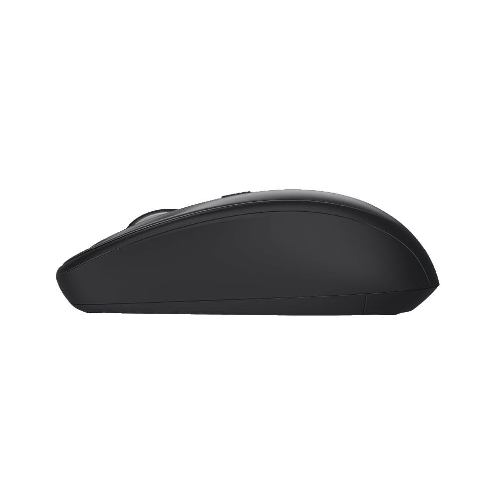 Trust Yvi+ Silent Wireless miš crni, sa tihim tipkama, 800-1600 dpi, optički, 4 tipke slika 1