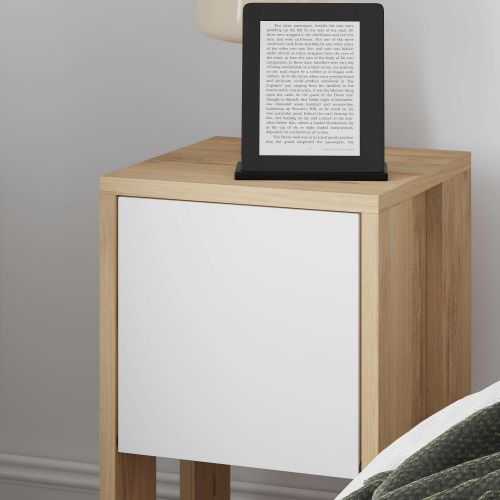 Ema - Sapphire Oak, White Sapphire Oak
White Nightstand slika 4