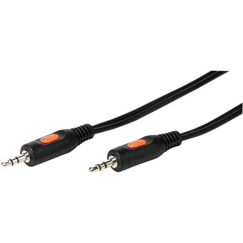 Kabel VIVANCO 46045, 3.5mm na 3.5mm M, 2.5m, crni slika 1