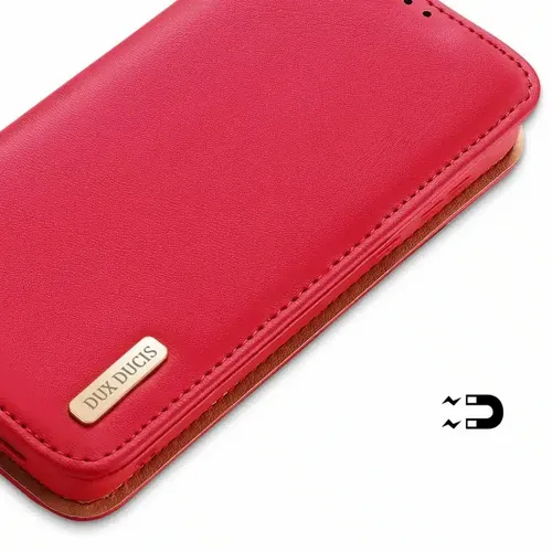 DUX DUCIS Hivo - kožna torbica novčanik za Samsung Galaxy S23 crvena slika 3