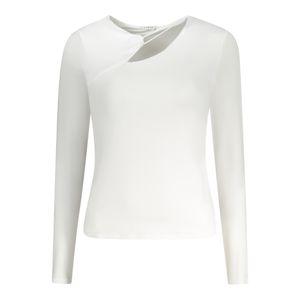 GUESS JEANS LONG SLEEVE T-SHIRT WOMEN WHITE