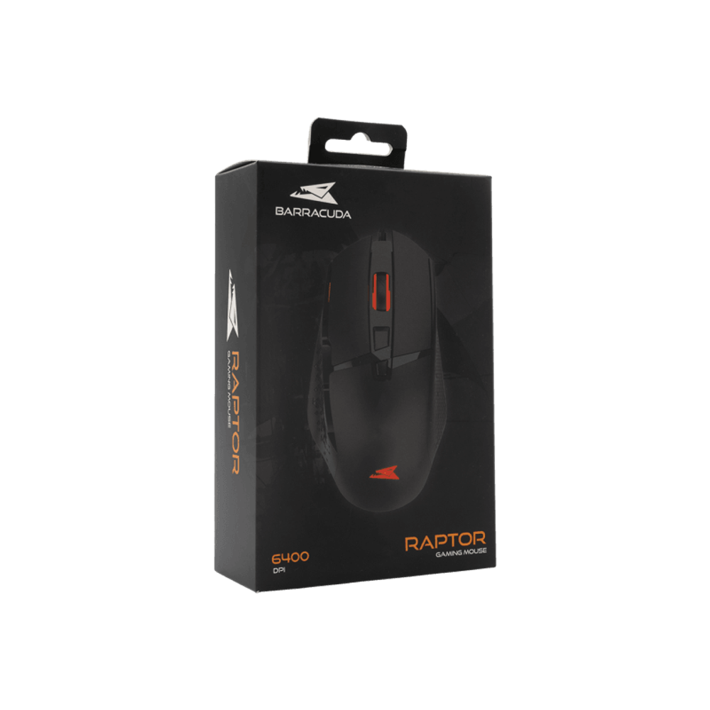 Baracuda Miš BGM-051 RAPTOR / 6400 dpi, crni slika 6