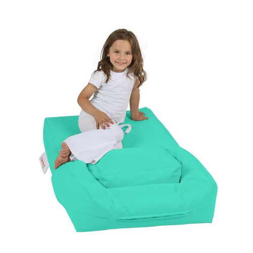 Atelier Del Sofa Vreća za sjedenje, Kids Single Seat Pouffe - Turquoise slika 5