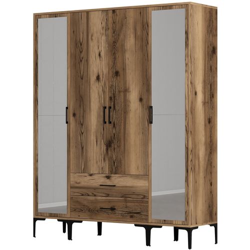 Kumsal RTR - Walnut Walnut Wardrobe slika 5