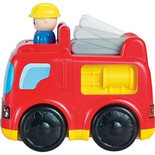 Infunbebe Igračka Za Bebe Press N Go Fire Engine slika 3