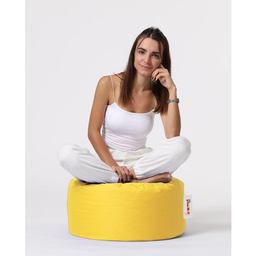 Atelier Del Sofa Round - Yellow Yellow Pouffe slika 1