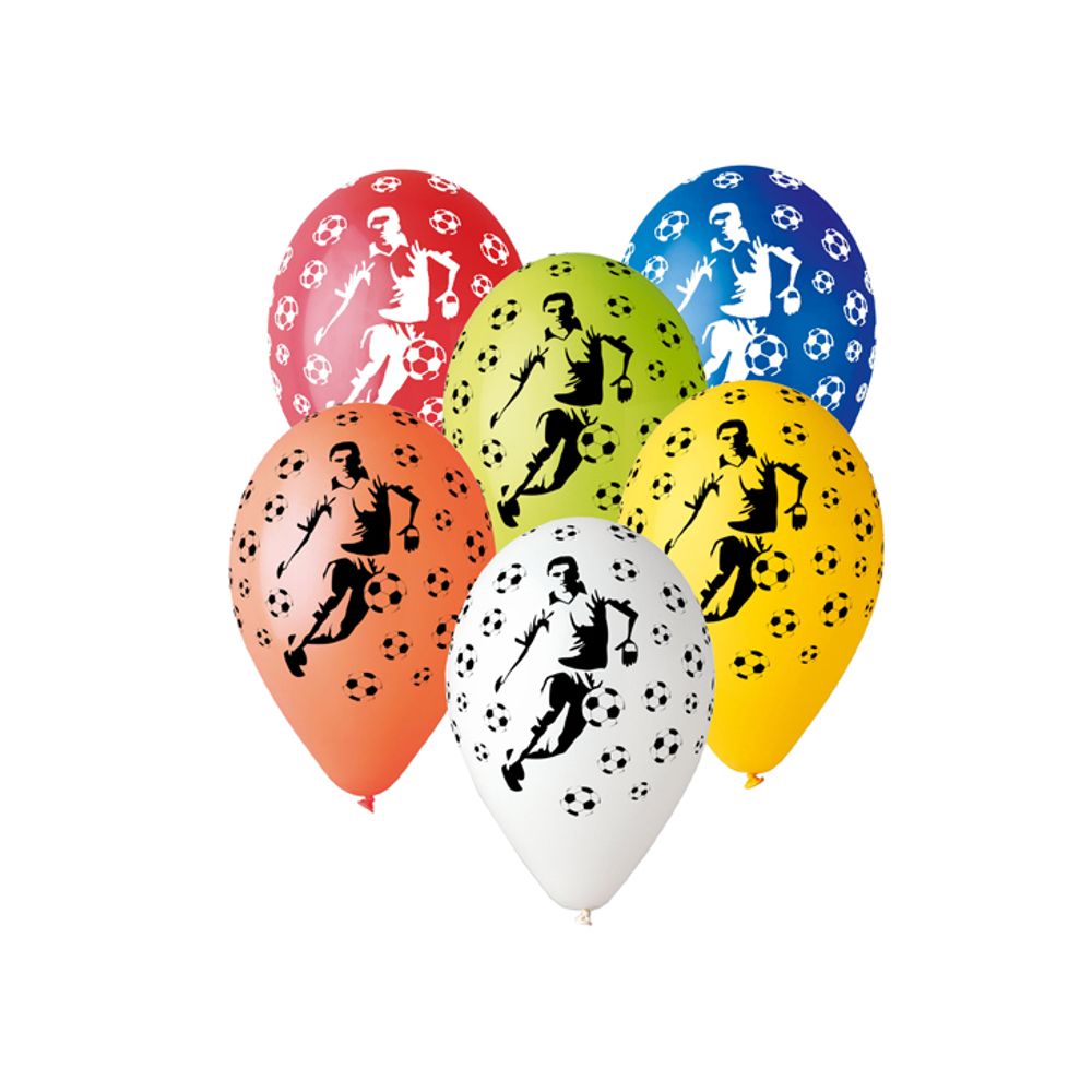 GoDan GS110-P152 Balon Fudbalski igrač 30cm, 5kom slika 1