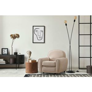 Bony - Beige Beige Wing Chair