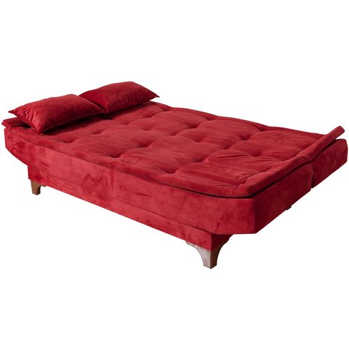 Kelebek TKM2-0101 Claret Red Sofa-Bed Set slika 10