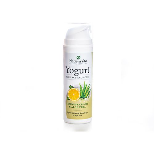 Hedera Vita Jogurt za lice i telo – Limunova trava, 150ml slika 1