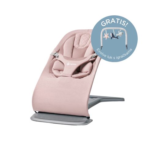 Ergobaby ležaljka Evolve 3u1, Blush Pink slika 18