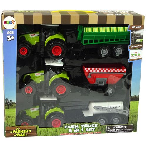 Set traktora 3u1 s prikolicama slika 8