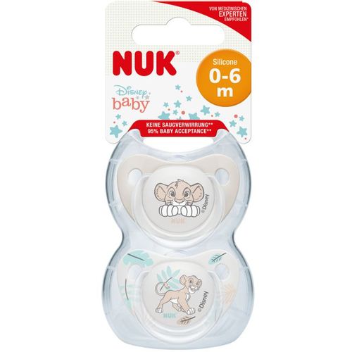 NUK Duda varalica Disney Baby 0-6mj 2kom, Lion King  slika 2