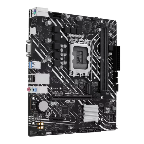 ASUS PRIME H610M-K Matična Ploča, DDR5, SATA3, HDMI, USB3.2Gen1, LGA1700 mATX slika 3