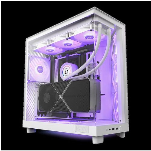 NZXT CASE H6 FLOW WHITE RGB slika 1