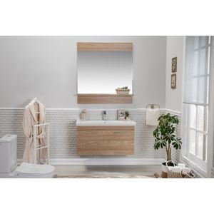 Hanah Home Sequoia 100 - White White
Oak Bathroom Furniture Set (3 Pieces)