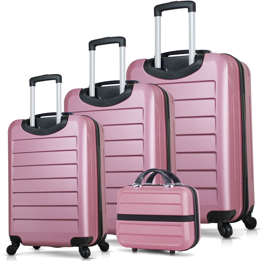 Set Kofera u Roze Zlatnoj Boji (4 Komada) slika 2