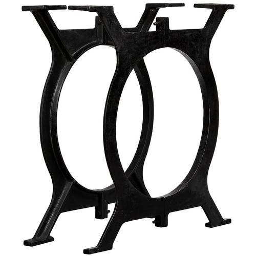 Noge za blagovaonski stol od lijevanog željeza 2 kom u obliku O slika 45