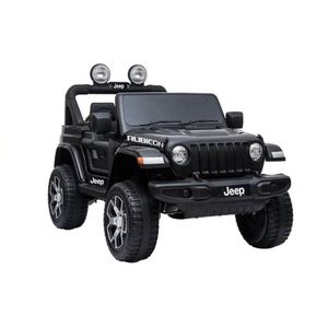 Licencirani Jeep Wrangler Rubicon crni - auto na akumulator