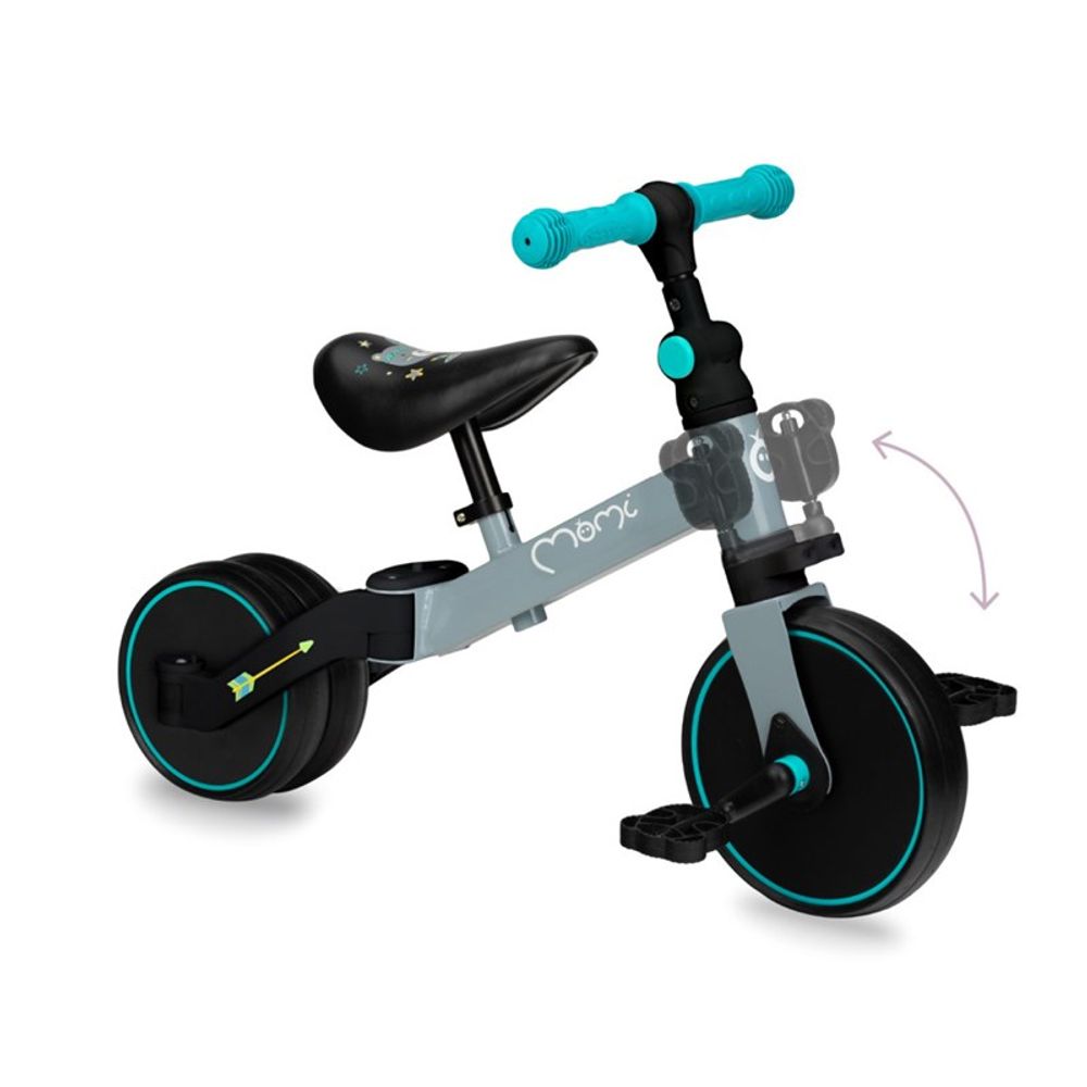 Momi Loris Bicikl 4U1, Grey-Turquoise slika 12