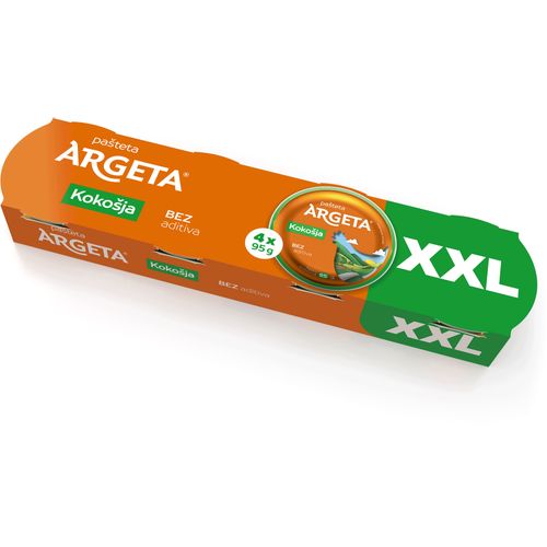 Argeta Kokošja 4komX95g xxl slika 1