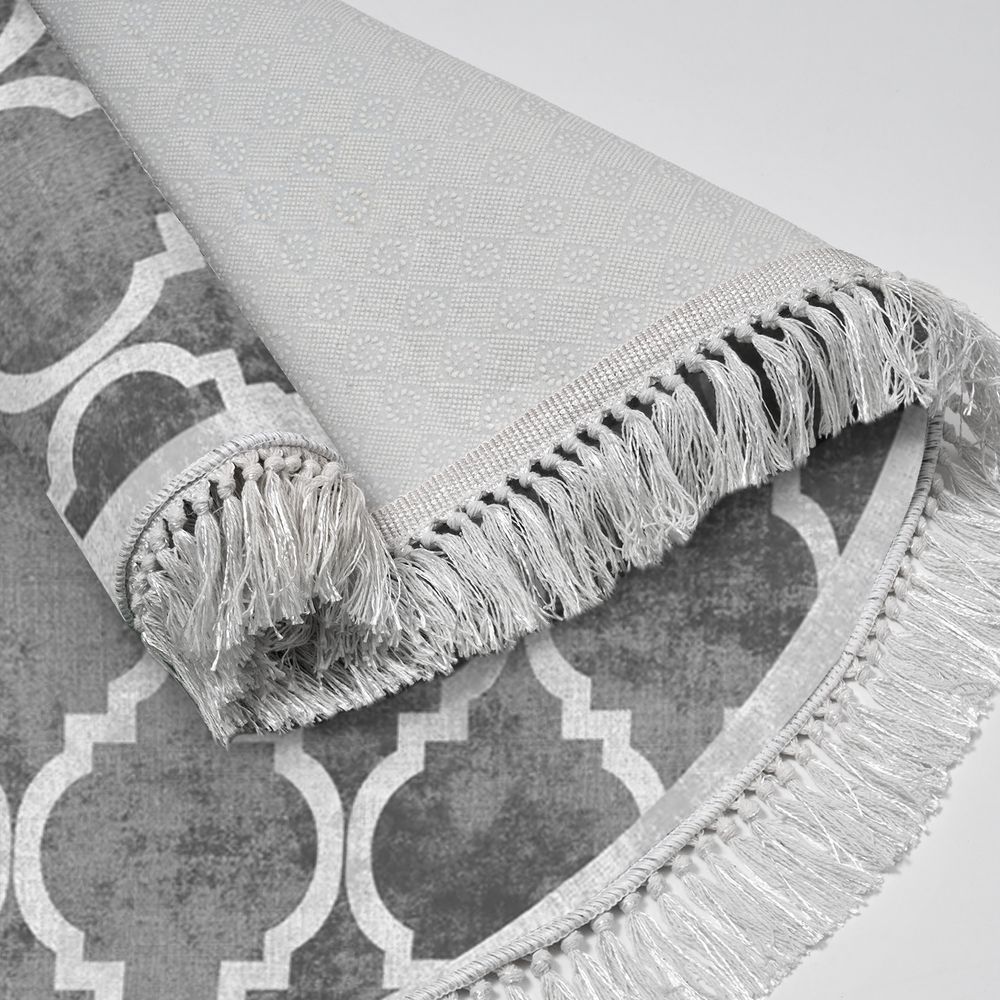 Sivi Tepih za Hodnik ALN400601GR17 (100 x 100 cm) slika 4