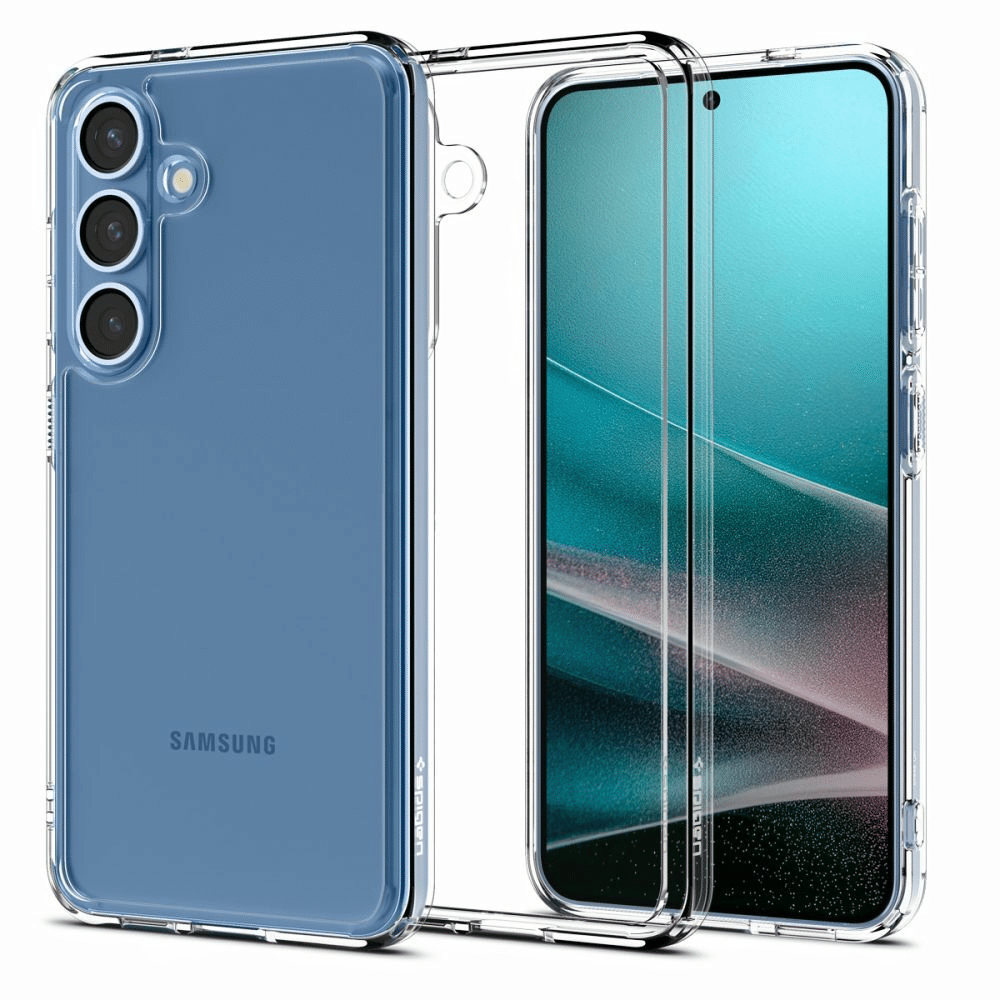 SPIGEN Ultra Hybrid maska ACS09006 za Samsung Galaxy S25 – Crystal Clear slika 1