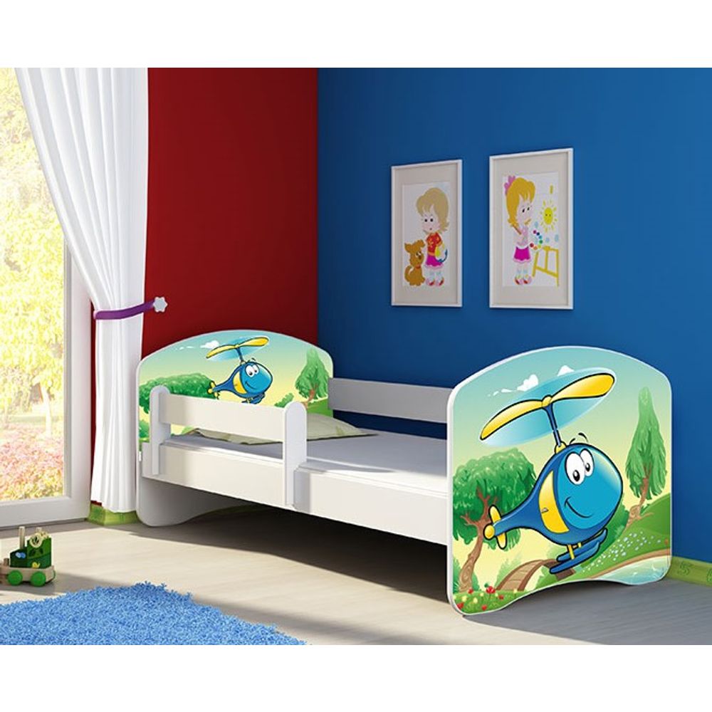 ACMA Dječiji krevet Acma II White - 160x80cm - Dezen 35 slika 1