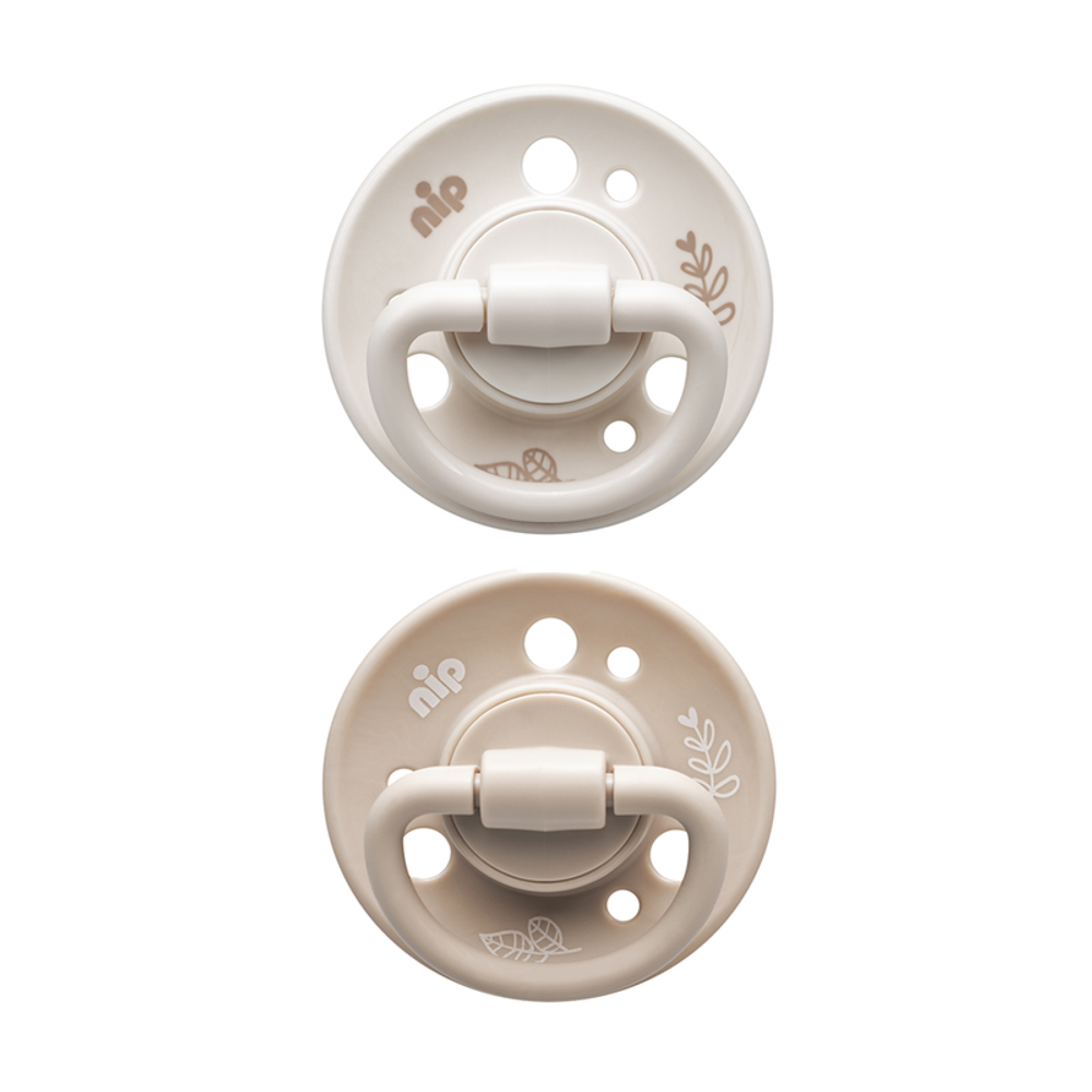 nip® Duda varalica Cherry Green 0-6mj (veličina 1) - Latex, 2kom Bež slika 1