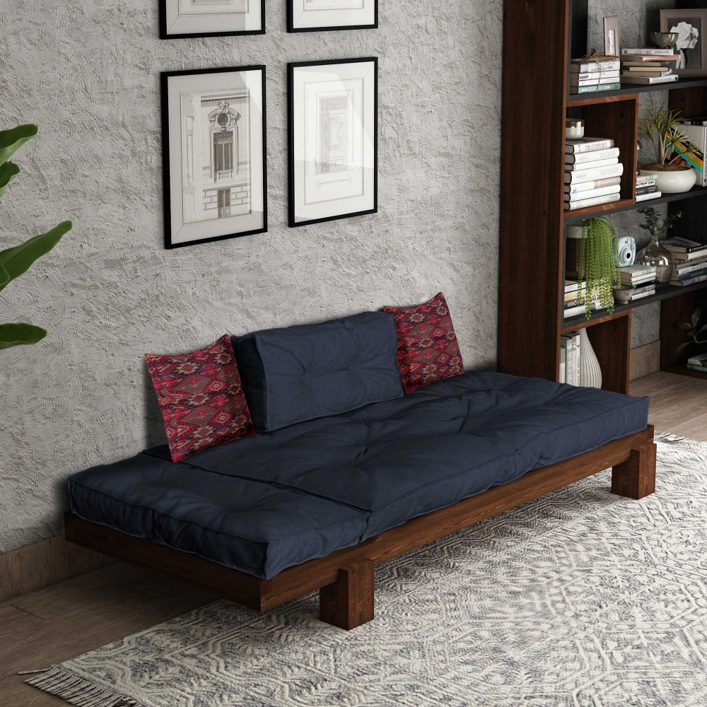 Lounger CPT8382-200 u boji oraha i mornarsko plave slika 2