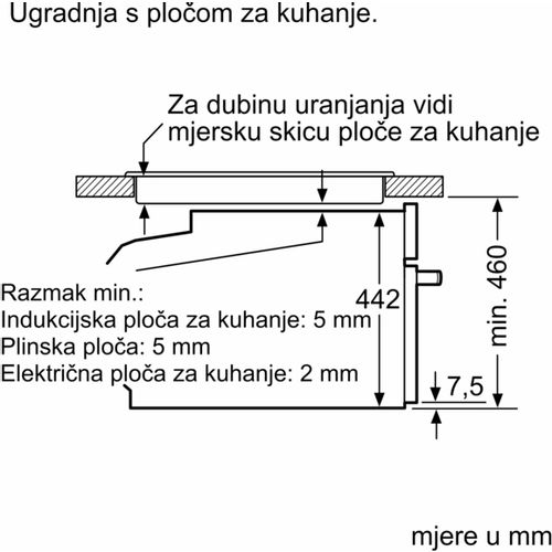 Bosch kompaktna pećnica s funkcijom pare i funkcijom dodavanja pare CSG7361B1 slika 15