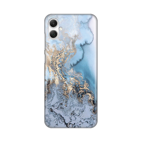 Torbica Silikonska Print za Samsung A055F Galaxy A05 Blue Gold Marble slika 1