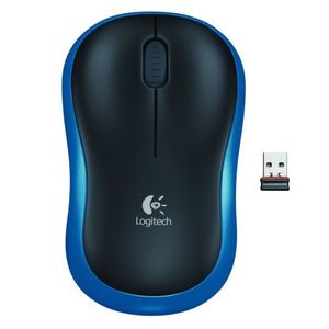 Wireless optical mouse Logitech M185 blue