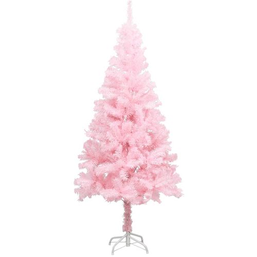 Umjetno božićno drvce sa stalkom ružičasto 210 cm PVC slika 19