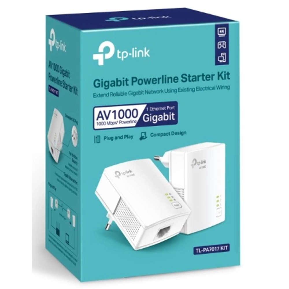 TP-Link TL-PA7017 AV1000 Gigabit Powerline Starter Kit slika 5