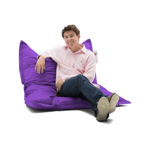 Cushion Pouf 100x100 - Ljubičasti Baštenski Jastučić