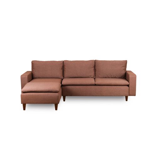 Atelier Del Sofa Kutna garnitura, Svijetlo smeđa, Lungo - Light Brown slika 6