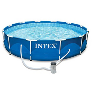 Intex Montažni bazen 28212 Metalni Okvir + Pumpa 366x76cm