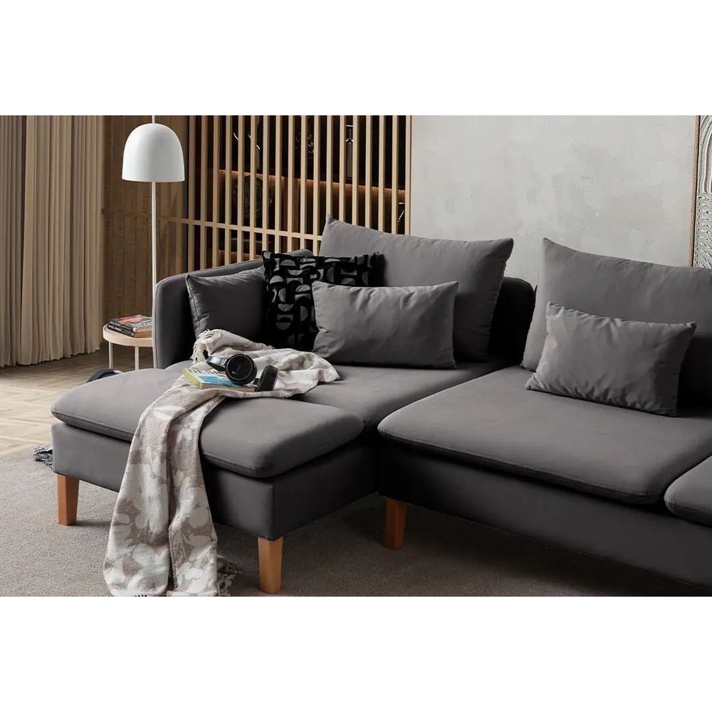 Ugaona Sofa Flexy Relax - boja: antracit slika 4