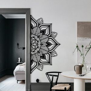 Berceste Black Decorative Metal Wall Accessory